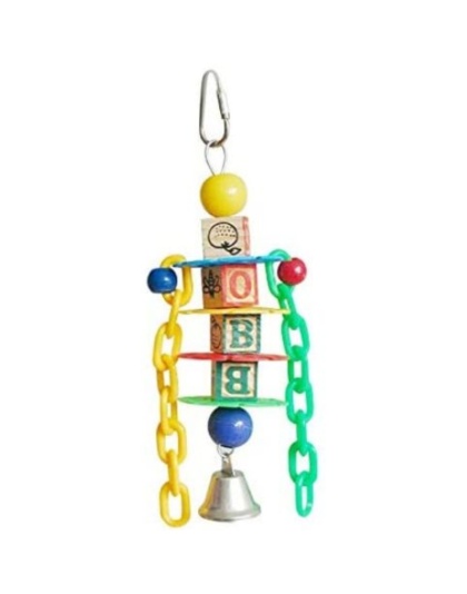 AE Cage Company Happy Beaks Petite Learning Blocks Assorted Bird Toy - 1 count