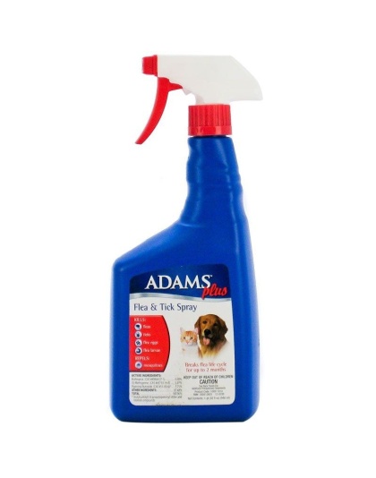 Adams Flea & Tick Spray Plus Precor - 32 oz