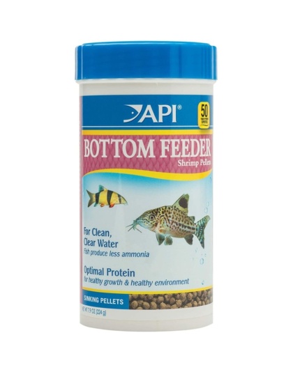 API Bottom Feeder Premium Shrimp Pellet Food - 7.9 oz