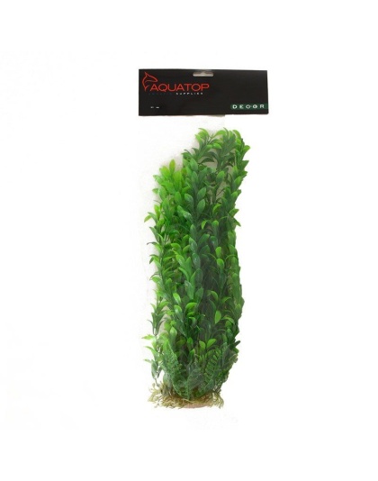 Aquatop Anacharis Aquarium Plant - Green - 16" High w/ Weighted Base