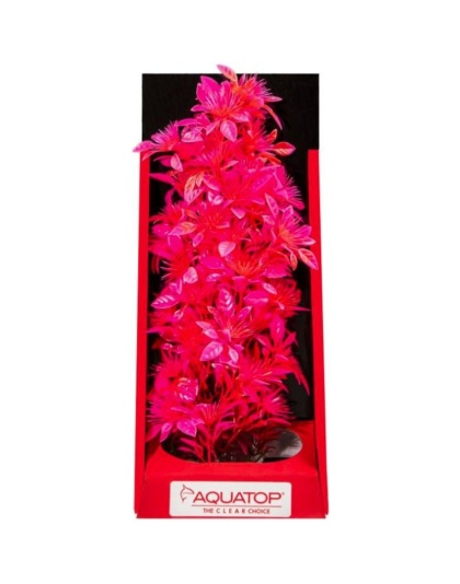 Aquatop Vibrant Garden Aquarium Plant Pink - 10" tall