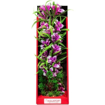 Aquatop Vibrant Garden Aquarium Plant Violet - 16" tall