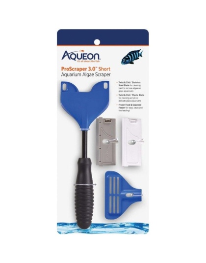 Aqueon ProScraper 3.0 Short Aquarium Algae Scraper - 1 count