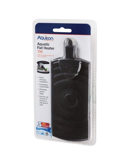 Aqueon Aquatic Flat Heater - 15 watt (10 gallons)