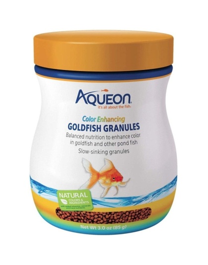 Aqueon Color Enhancing Goldfish Granules - 3 oz