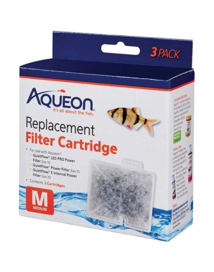 Aqueon QuietFlow Replacement Filter Cartridge - Medium (3 Pack)