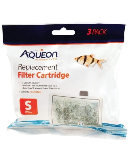Aqueon QuietFlow Replacement Filter Cartridge - Small (3 Pack)