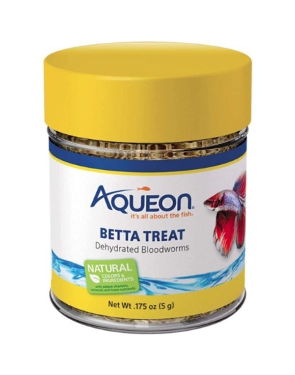 Aqueon Betta Treat Freeze Dried Bloodworms - 0.175 oz