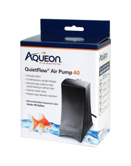 Aqueon QuietFlow Air Pump - Air Pump 40 - (Up to 40 Gallon Aquariums)
