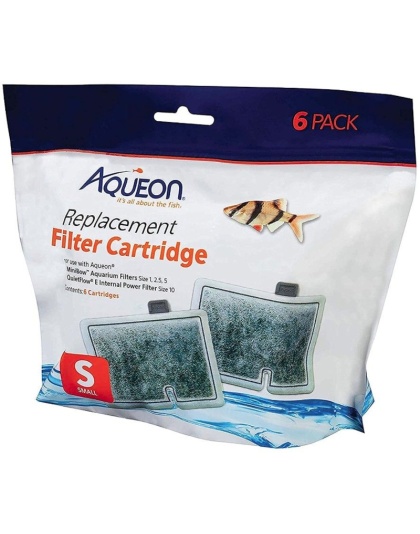 Aqueon QuietFlow Replacement Filter Cartridge - Small (6 Pack)