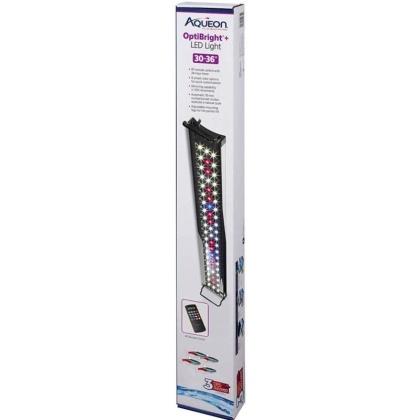 Aqueon OptiBright Plus LED Aquarium Light Fixture - 30"-36" Fixture