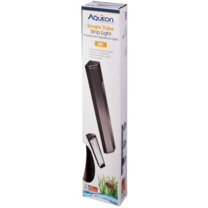 Aqueon Fluorescent Strip Light Black - 30" long