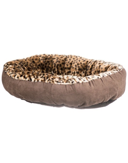 Aspen Pet Round Pet Bedding - Animal Print - 18" Diameter