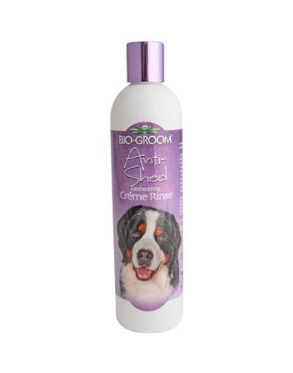Bio Groom Anti-Shed Deshedding Creme Rinse Dog Conditioner - 12 oz