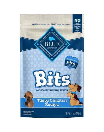 Blue Buffalo Blue Bits Soft-Moist Training Treats - Tasty Chicken Recipe - 4 oz