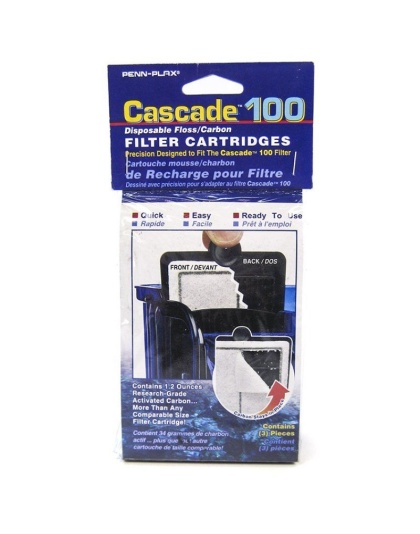 Cascade 100 Disposable Floss & Carbon Power Filter Cartridges - 3 Pack