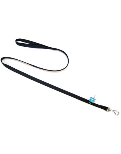 Coastal Pet Nylon Lead - Black - 4' Long x 5/8" Wide