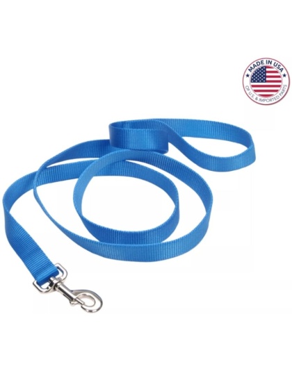 Coastal Pet Single-Ply Nylon Dog Leash Blue Lagoon - 4 feet x 5/8"W
