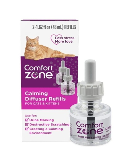 Comfort Zone Calming Diffuser Refills For Cats and Kittens - 2 count