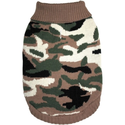 Fashion Pet Camouflage Sweater for Dogs - Large