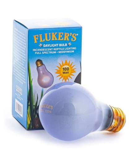 Flukers Neodymium Incandescent Full Spectrum Daylight Bulbs for Reptiles - 100 watt
