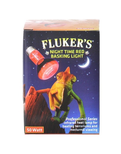 Flukers Professional Series Nighttime Red Basking Light - 50 Watt