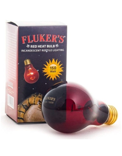 Flukers Red Heat Incandescent Bulb - 150 Watt