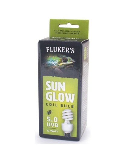 Flukers Sun Glow Tropical Fluorescent 5.0 UVB Bulb - 13 watt