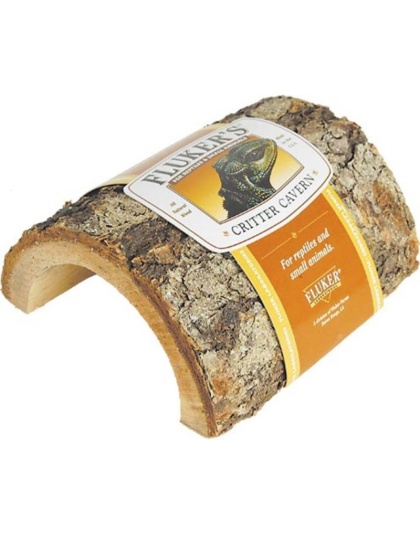 Flukers Critter Cavern for Reptiles and Small Animals - 6.5"L x 6.5"W x 4"H