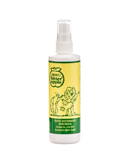 Grannicks Bitter Apple Deterrent for Dogs - 8 oz Spray Bottle