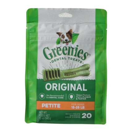 Greenies Petite Dental Dog Treats - 20 count