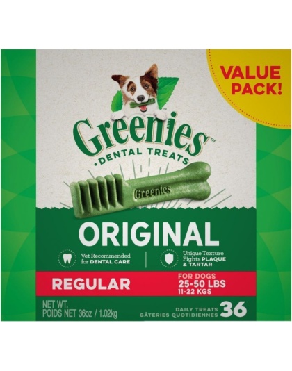 Greenies Regular Dental Dog Treats - 36 count