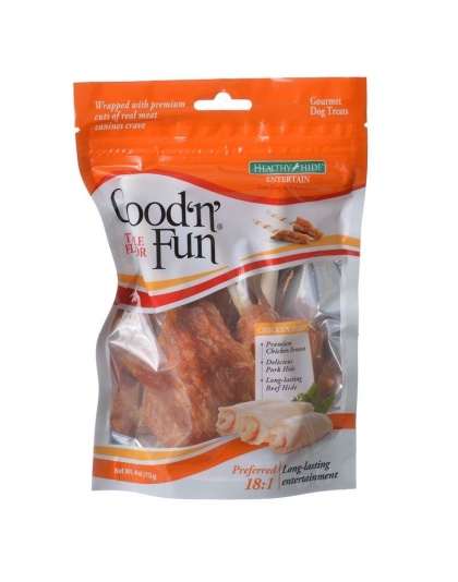 Healthy Hide Good 'n' Fun Triple-Flavor Wings - Beef, Pork & Chicken - 4 oz