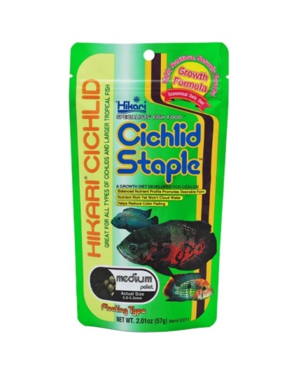 Hikari Cichlid Staple Food - Medium Pellet - 2 oz