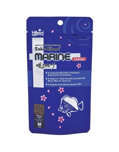 Hikari Saki-Hikari Marine Carnivore Food - Medium Pellet - 1.41 oz