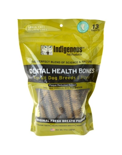 Indigenous Dental Health Bones - Fresh Breath Formula - 13 Count