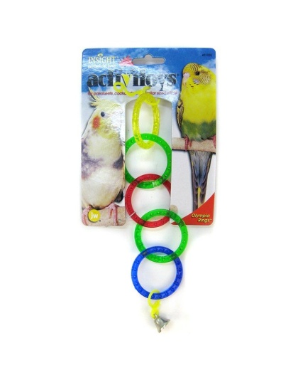 JW Insight Olympic Rings Bird Toy - Olympic Rings Bird Toy