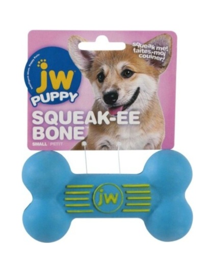 JW Pet Squeak-ee Bone Puppy Toy - Small - 1 count