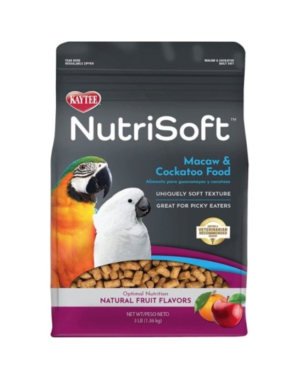 Kaytee NutriSoft Macaw and Cockatoo Food - 3 lb