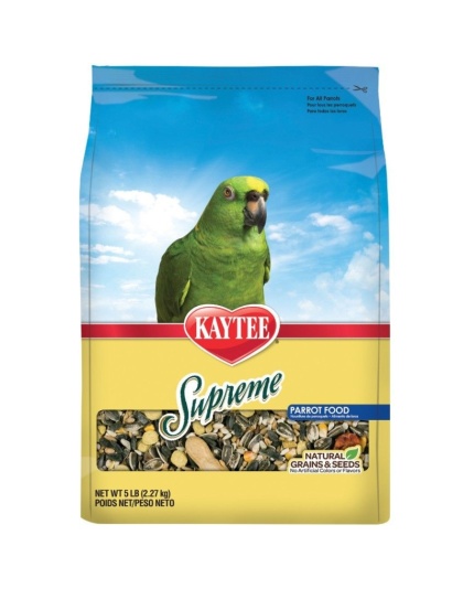 Kaytee Supreme Natural Blend Bird Food - Parrot - 5 lbs