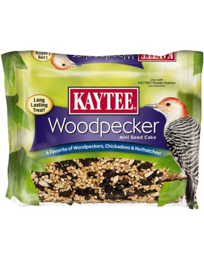 Kaytee Woodpecker Mini Honey Seed Cake For Energy Support  - 7.5 oz