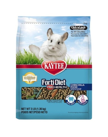 Kaytee Forti-Diet Pro Health Chinchilla Food - 3 lbs