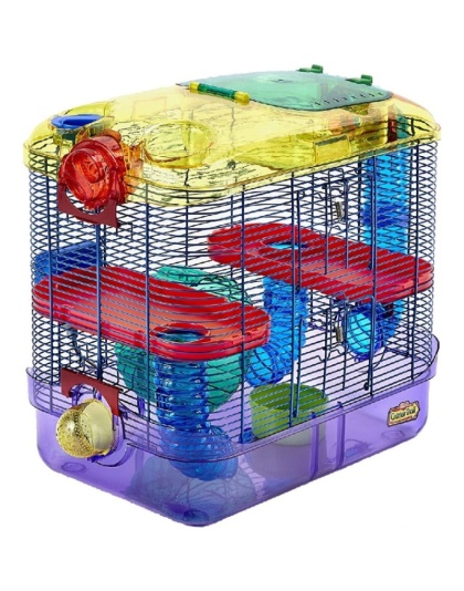 Kaytee Critter Trail 2 Level Habitat - 16"L x 10.5"W x 16"H