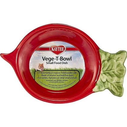 Kaytee Veg-T-Bowl - Raddish - 3" Diameter