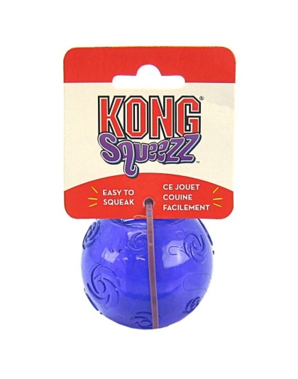 KONG Squeezz Ball Dog Toy - Assorted - Medium (2.5" Diameter)