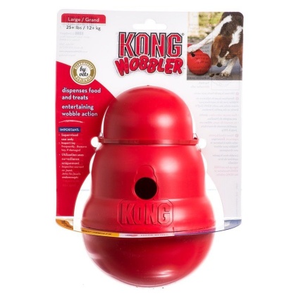 Kong Wobbler Dog Toy - Large (Dogs over 25 lbs)