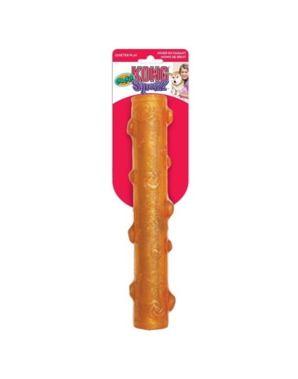 KONG Squeezz Crackle Stick Dog Toy - Large Stick