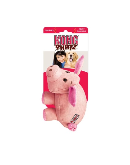 Kong Phatz Pig Dog Toy Extra Small - 1 count