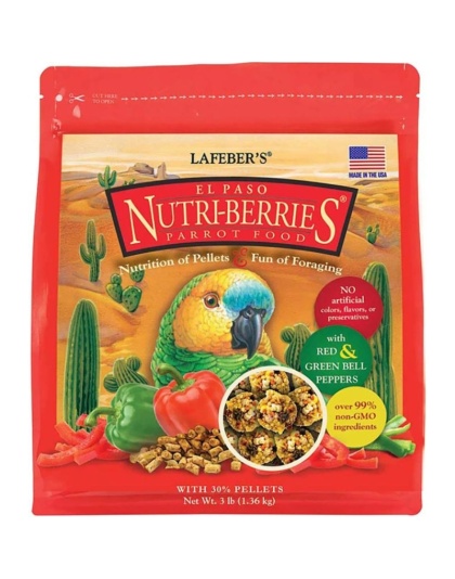 Lafeber El Paso Nutri-Berries Parrot Food - 3 lbs