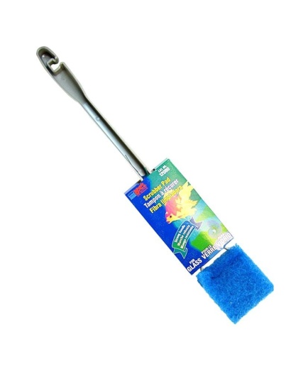 Lees Glass Scrubber with Long Handle - Glass Scrubber with 9" Long Handle